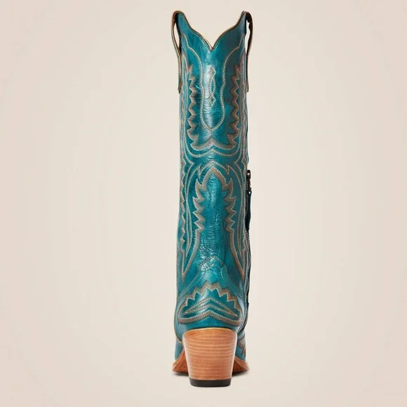 💜 Ariat Boots Casanova X Toe Western Boot Turquoise Western Cow-boy - Picture 4 of 14